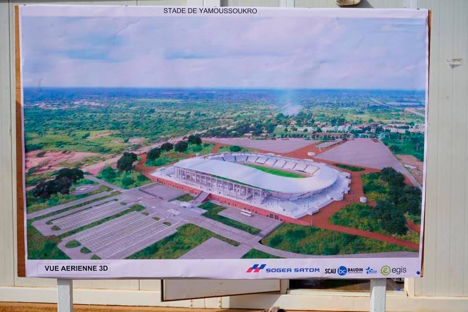 CAN 2023 Visite Du Ministre Des Sports Sur Les Chantiers De Yamoussoukro