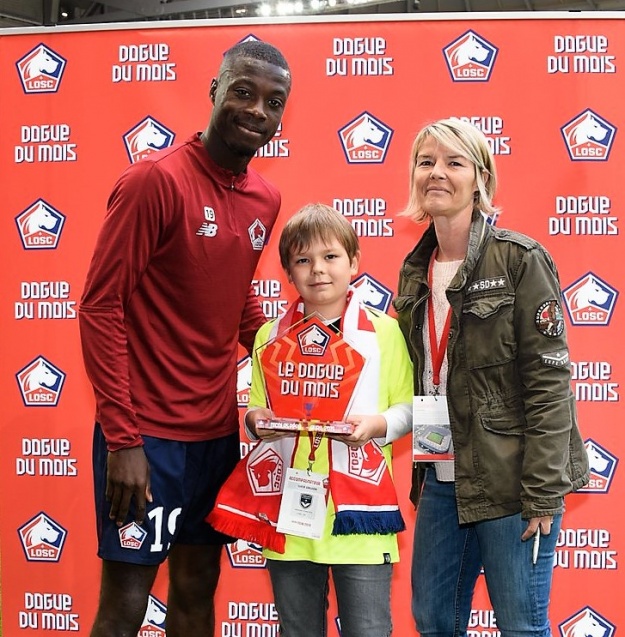 Nicolas Pépé, meilleur Dogue de Mars 2019