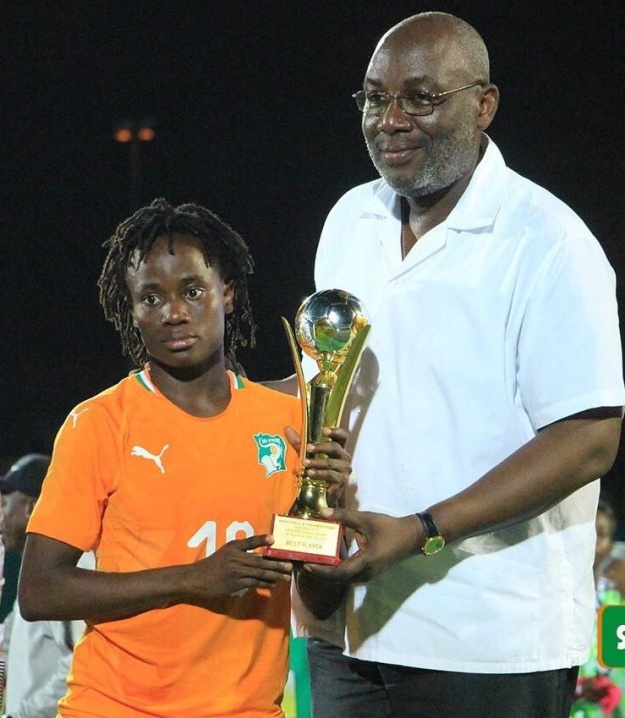 N’Guessan Ange Koko (Côte d'Ivoire) élue Meilleure joueuse du tournoi