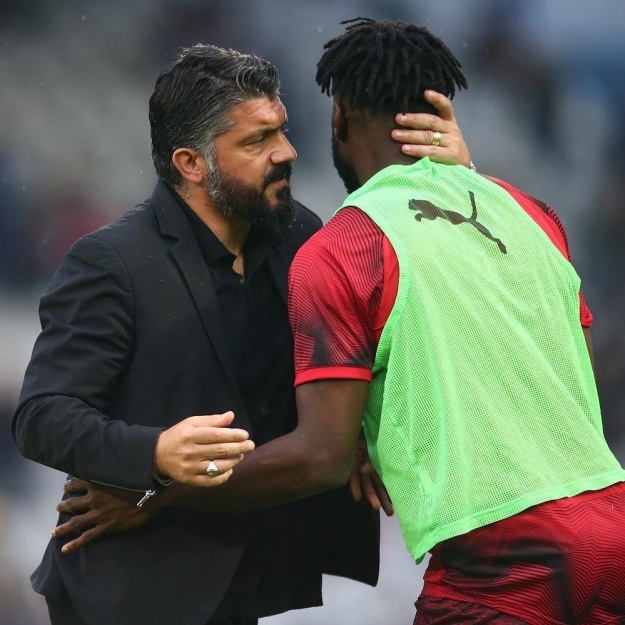 « Chaque jour et chaque entraînement, vous avez tout donné pour cette équipe. Merci monsieur! » Kessié à Gattuso