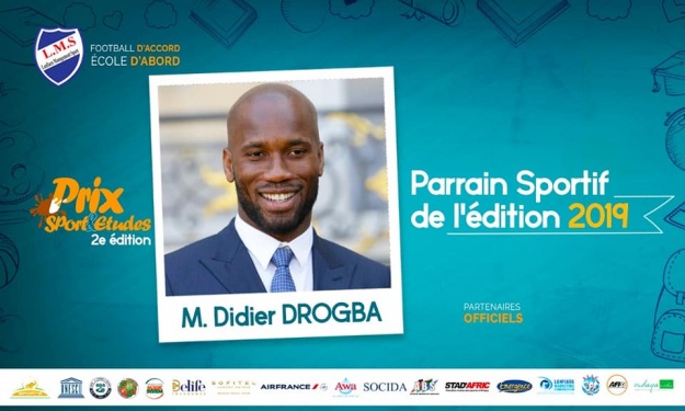 Drogba Didier l'un des parrains de la 2è édition du prix Sport études Drogba Didier l'un des parrains de la 2è édition du prix Sport études