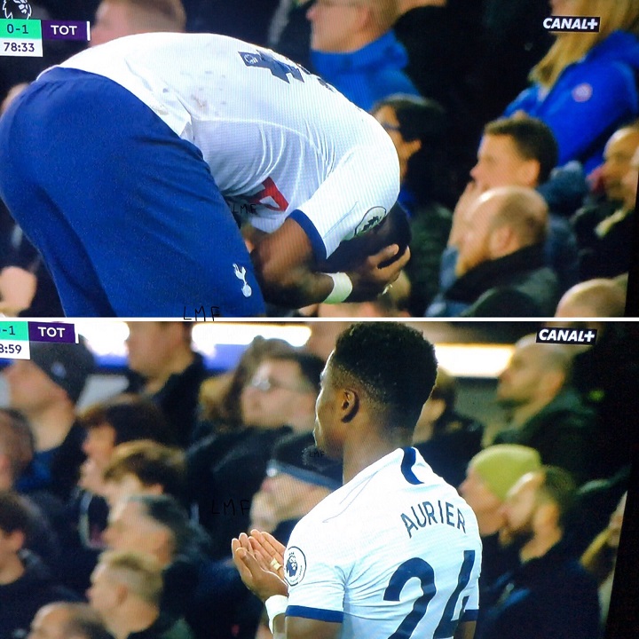 Serge Aurier en prière