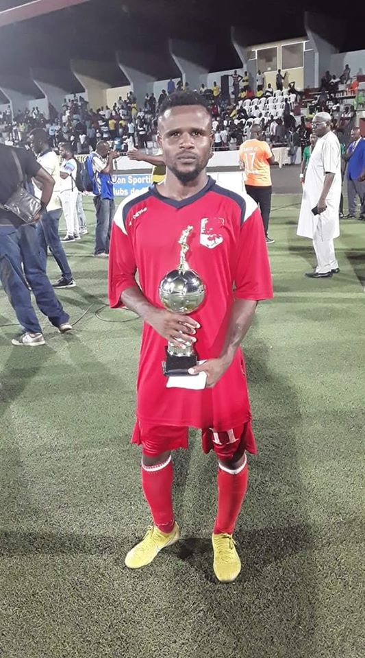 Finale coupe de la ligue 2019/20 : Diallo Bakari (USC Bassam) élu homme du match