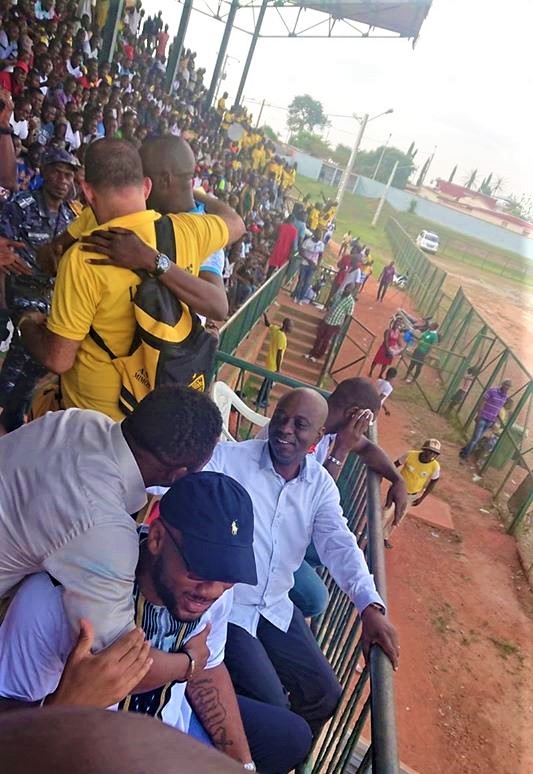 Baky Koné et Drogba