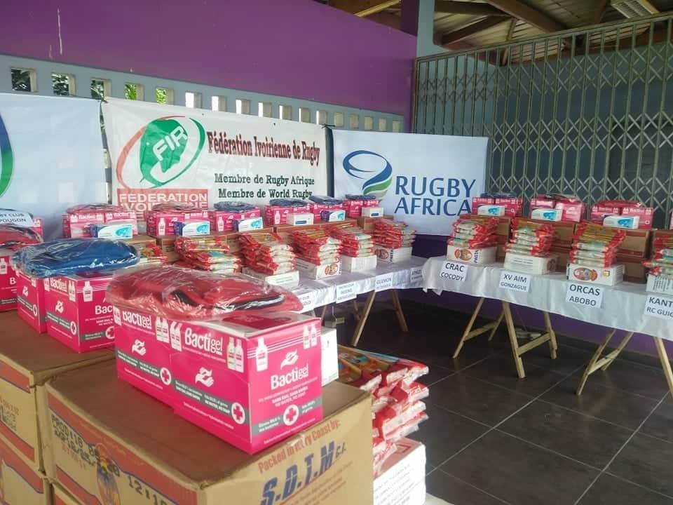 Don de Rugby Afrique et la FIR
