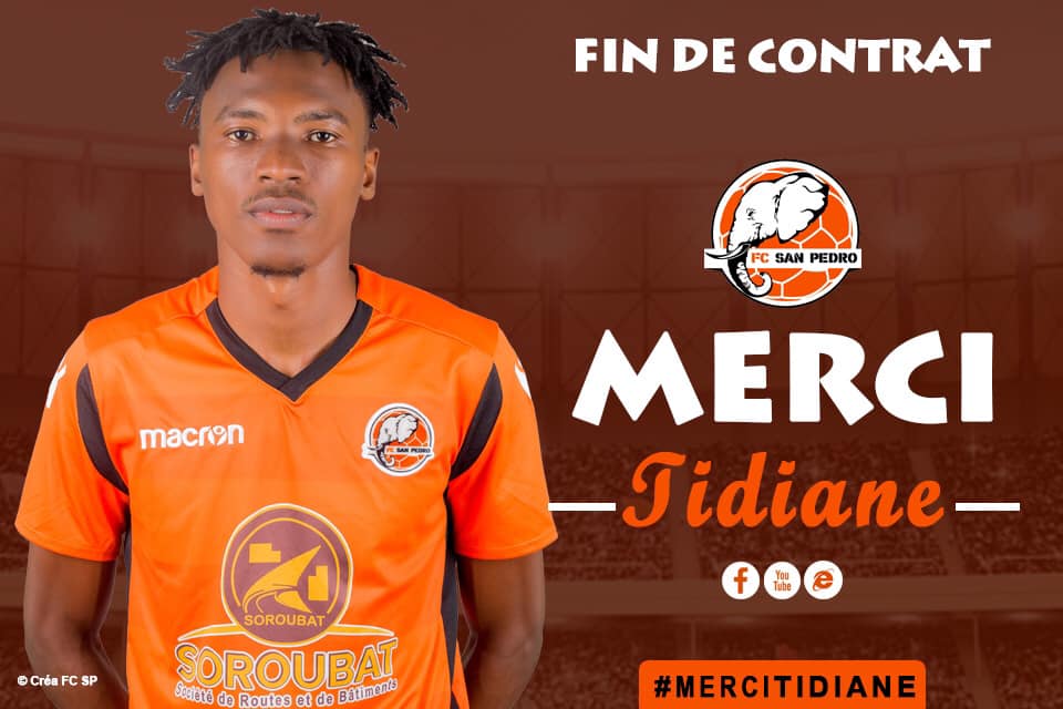 Tidiane Diomandé (Attaquant) : Fin de contrat Tidiane Diomandé (Attaquant) : Fin de contrat