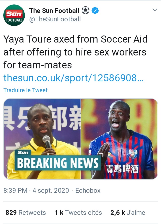The Sun Yaya Tour&eacute;