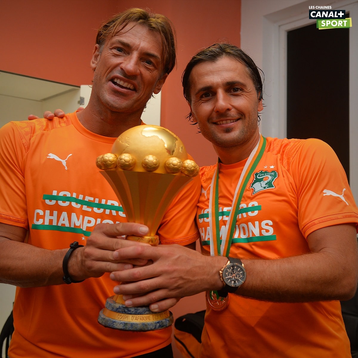 Hervé Renard et Patrice Beaumelle