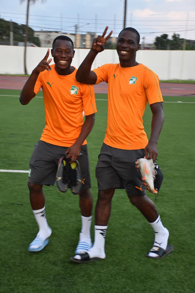N'Guessan Jean (RCA) et Fofana Datro (AFAD)
