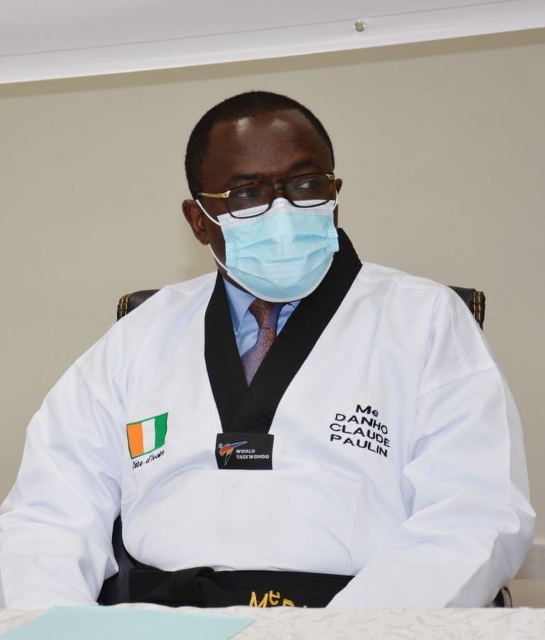 Le Ministre des Sports Danho Paulin