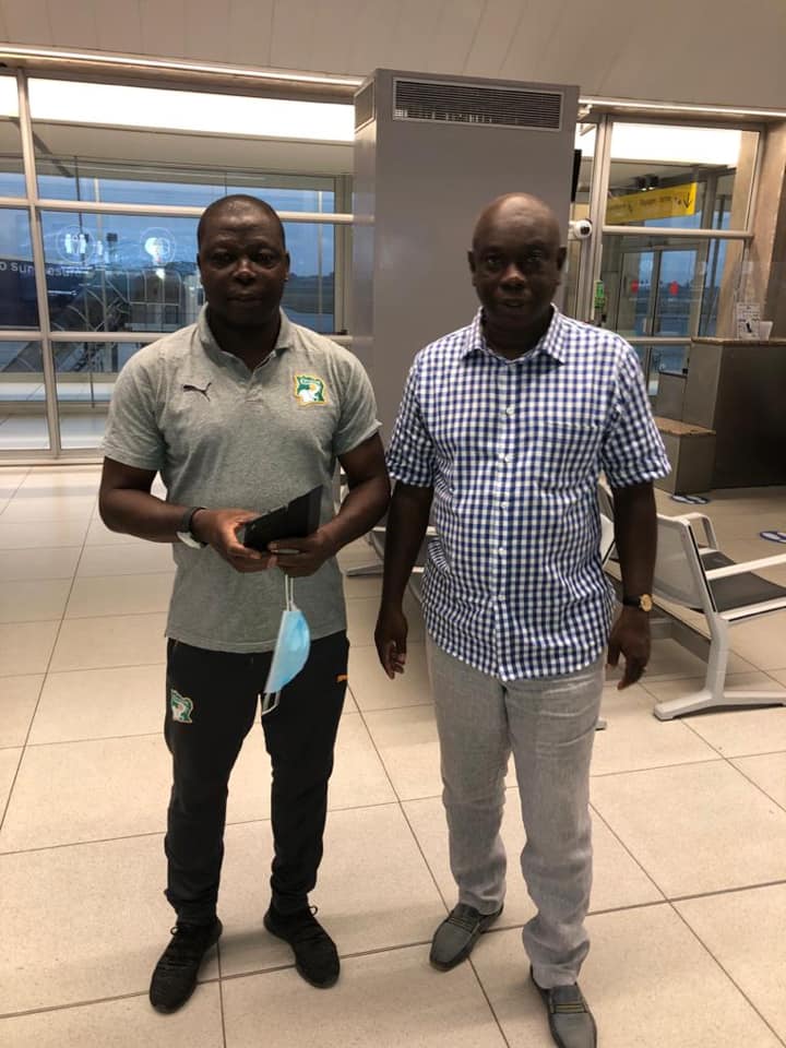 Coach Dao Lassina et Youssouf Falikou Fofana Coach Dao Lassina et Youssouf Falikou Fofana