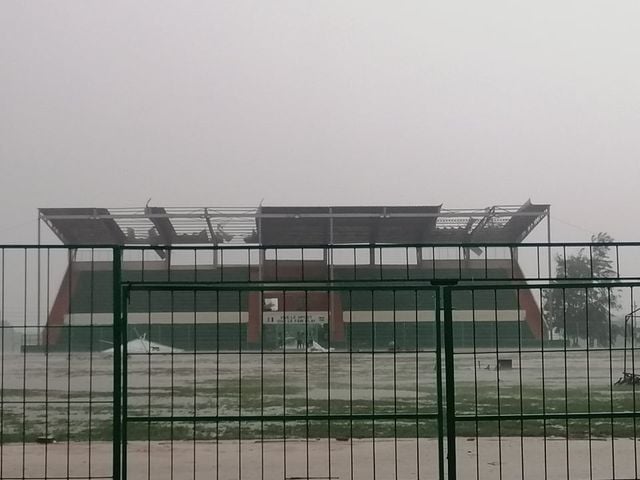 Stade Losseni Soumahoro de Séguéla au moment du drame Stade Losseni Soumahoro de Séguéla au moment du drame