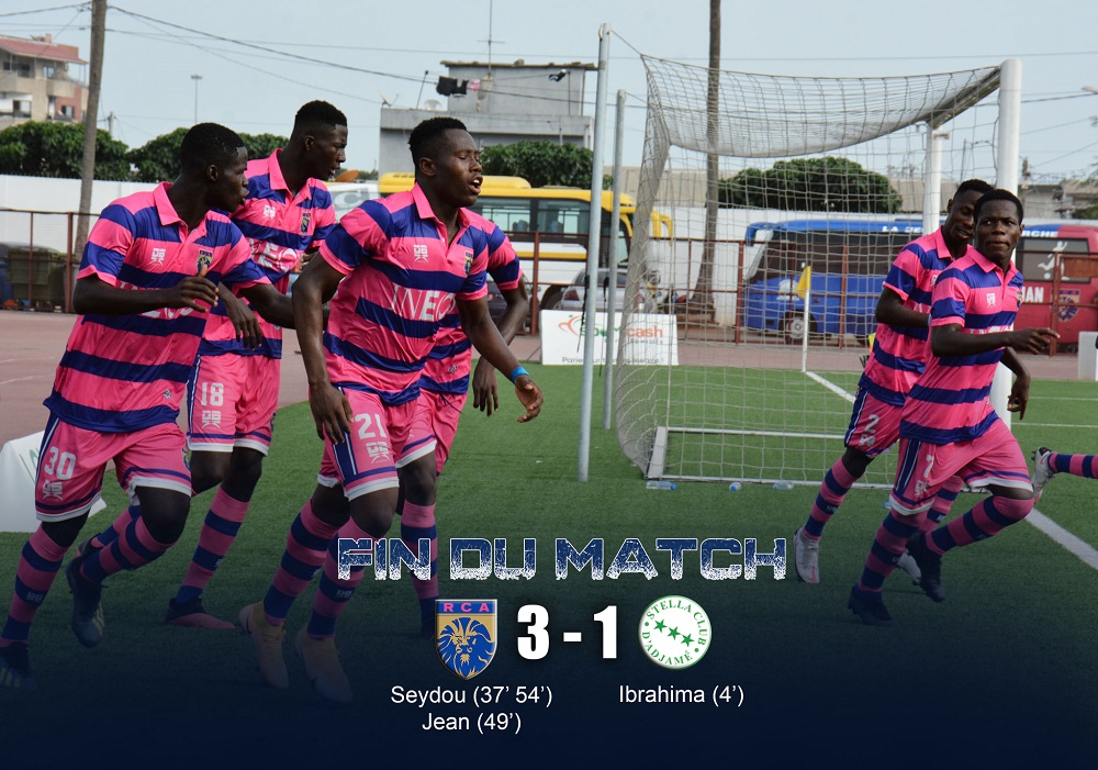 Ligue 1 LIONACI (9è J) : 1ère victoire de la saison pour le Racing Club  d'Abidjan