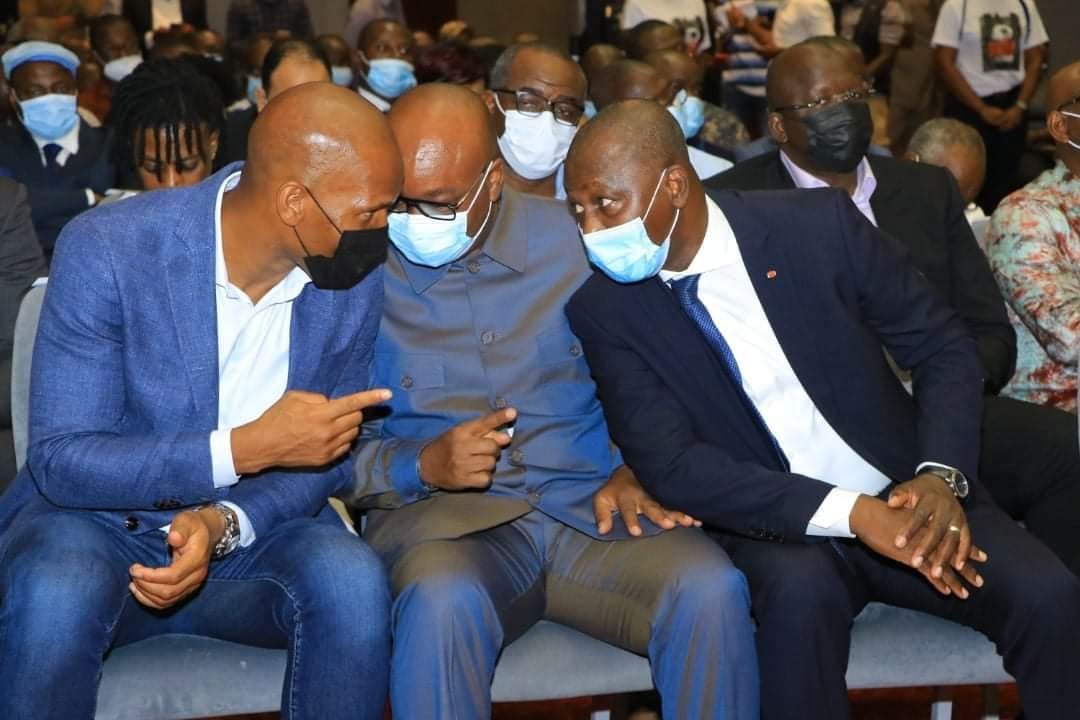 Didier Drogba, Idriss Diallo et Sory Diabaté