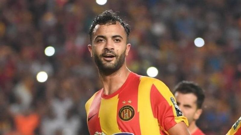 Taha Yassine Lekhnisse, attaquant de l'Espérance de Tunis Taha Yassine Lekhnisse, attaquant de l'Espérance de Tunis