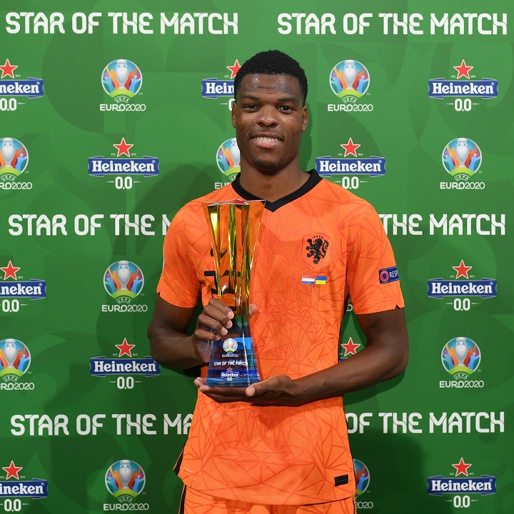 Euro 2020 : Denzel Dumfries, Homme du Match de "Pays-Bas - Ukraine" (3-2) Euro 2020 : Denzel Dumfries, Homme du Match de "Pays-Bas - Ukraine" (3-2)