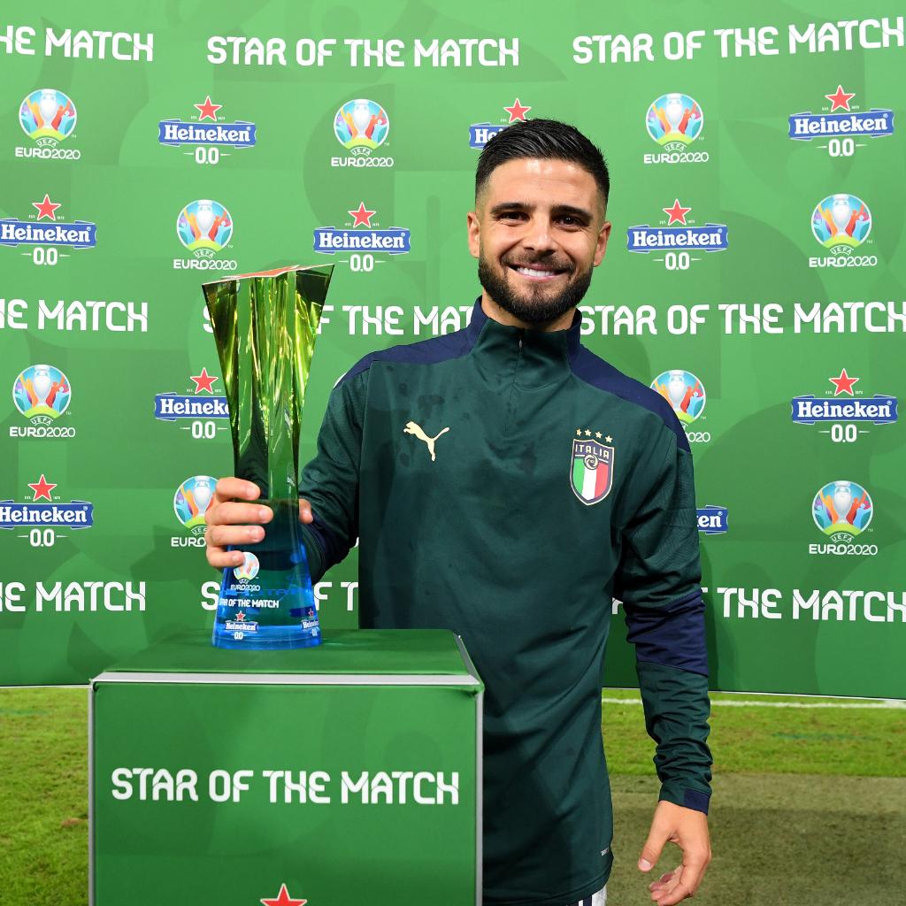 Lorenzo Insigne, Homme du match "Belgique-Italie" (1-2) Lorenzo Insigne, Homme du match "Belgique-Italie" (1-2)