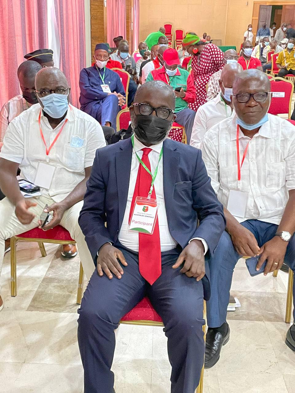 Jean Michel Deigna, candidat arrivé en 2è position