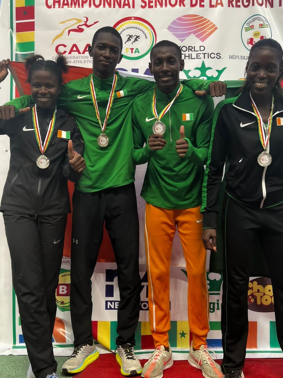 Médailles du Gold Sports Award Médailles du Cote dIvoire