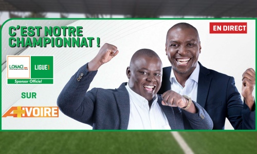 A+IVOIRE fière d’être le diffuseur officiel de la LONACI Ligue 1