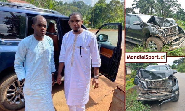 Accident de Samuel Eto’o : Plus de peur que de mal !