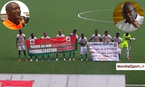 Africa Sports : Yssouf Diabaté promet une aide financière aux Aiglons et sollicite Roger Ouegnin pour régler le problème