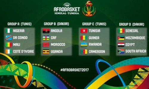 Afrobasket 2017 : Du 08 au 16 septembre, le Sénégal et la Tunisie recevront l’Afrique