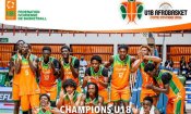 Afrobasket (masculin) : 1er sacre de la Côte d’Ivoire chez les moins de 18 ans