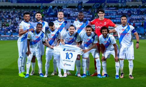 Al-Hilal rend hommage à Neymar