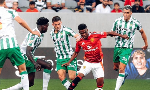 Amical : Amad Diallo brille avec United face au Bétis