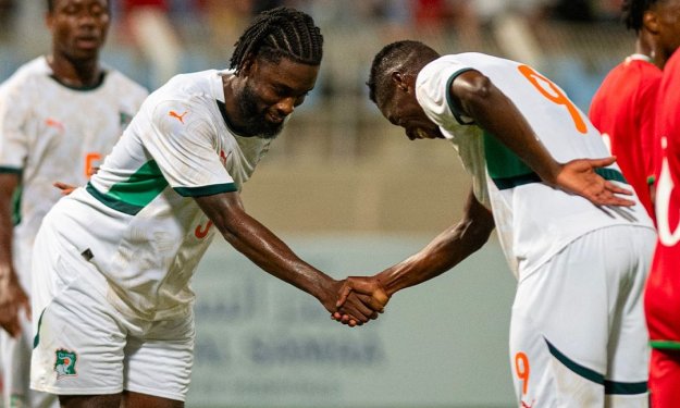 Amical : portés par un grand Bayo Vakoun, les Eléphants s'imposent face à Oman