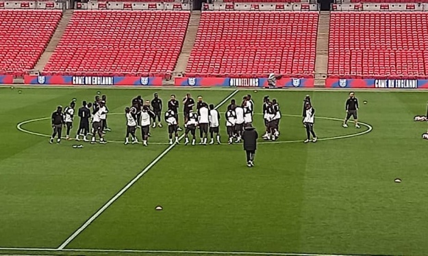Angleterre – Côte d’Ivoire : Les Eléphants se sont familiarisés avec la pelouse du mythique stade de Wembley
