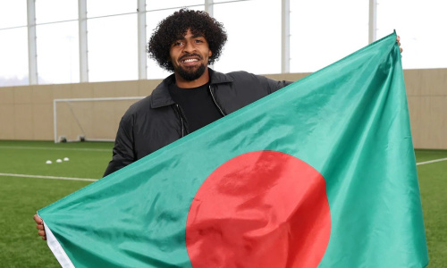 Après avoir décidé de représenter le Bangladesh, Hamza Choudhoury accueilli en héros national