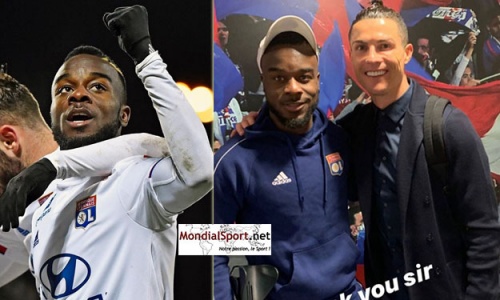 Après avoir écœuré la Juve, Cornet s’offre une photo souvenir avec Ronaldo