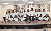 Après leur sacre au tournoi de l’UFOA-B U20, les Eléphanteaux reçus par le Ministre Danho Paulin