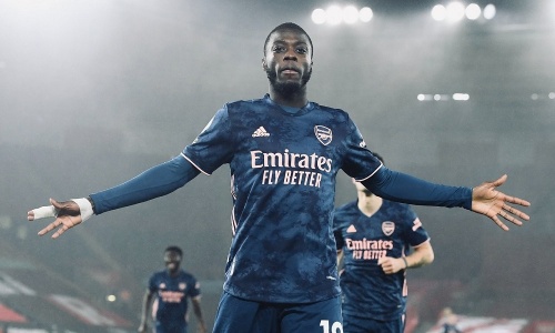 Arsenal : Nicolas Pépé retrouve une place de titulaire et le chemin des filets