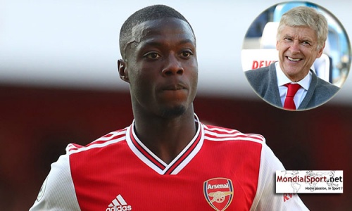 Arsenal : Wenger prend position pour Nicolas pépé tout en le mettant en garde