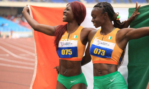 Athlétisme (200m féminin) : Jessika Gbaï décroche l'Or et Maboundou Koné l'Argent
