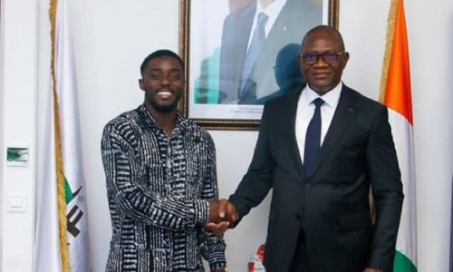 Athlétisme : Arthur Cissé et le Ministre Silas Metch se sont entretenus