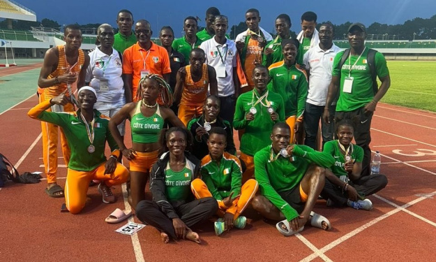 Athlétisme : la Côte d’Ivoire remporte 10 médailles aux championnats seniors de la région 2 à Lomé
