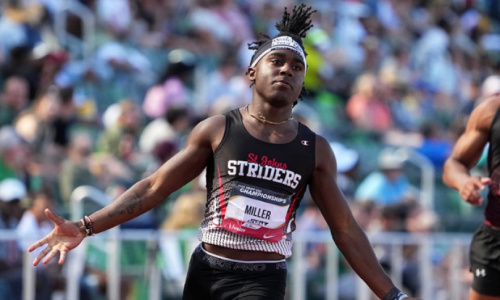 Athlétisme : une pépite Américaine signe la meilleure performance mondiale de l’année sur 100m