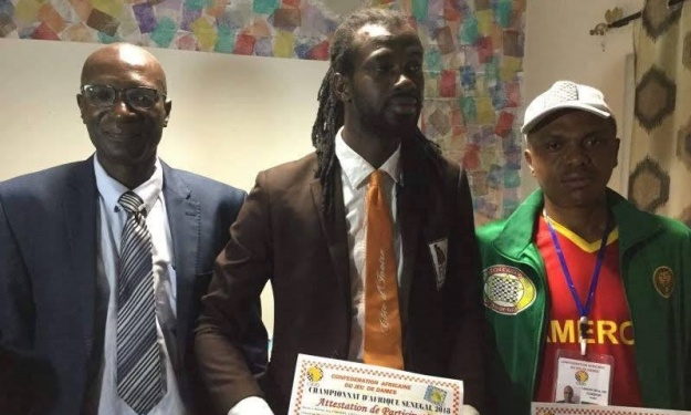 Atsé Joël, Champion d'Afrique Senior de Jeu de Dame 2018
