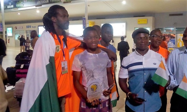 Atsé Joël, Champion d'Afrique Senior de Jeu de Dame 2018