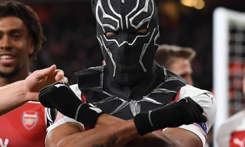 Aubameyang : ‘‘J'avais besoin d'un masque qui me représente !’’ (Black Panther)