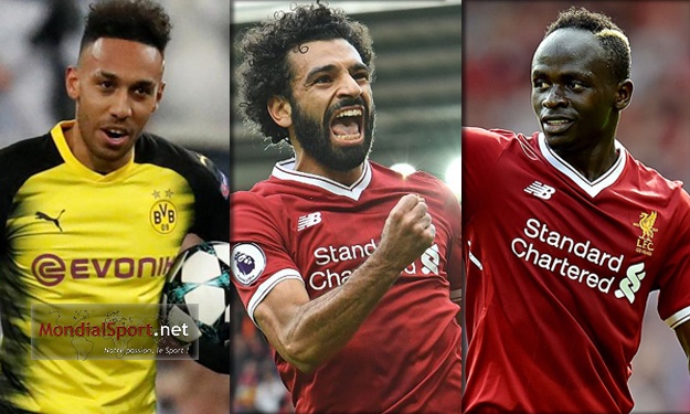 Ballon d’or Africain 2017 : Aubameyang, Salah et Mané pour la finale