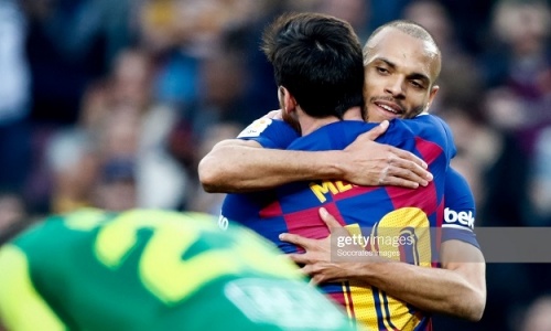 Barça-Eibar : Retour en images sur le quadruplé de Messi et les débuts réussis de Braithwaite