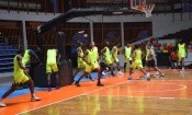 Basket Elim. Mondial 2023 : les images de la 1ère séance d’entrainement des Eléphants au Palais des Sports