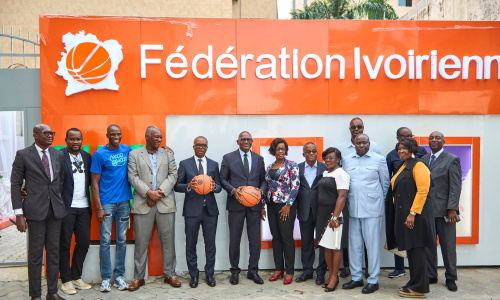 Basket : la Fédération Ivoirienne inaugure son nouveau siège en présence du Ministre Adjé Silas