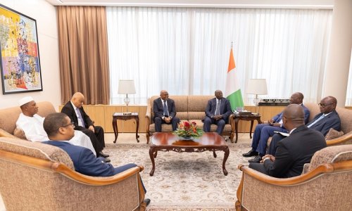 Basket : le Président de FIBA Afrique reçu en audience par son excellence Koné Meyliet Tiémoko