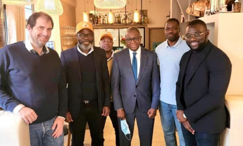Basket : le Président de la FIBB et sa délégation reçus en audience par le Consul de Côte d'Ivoire en France